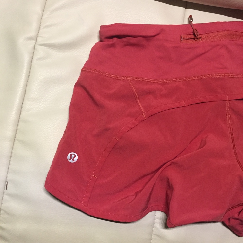 Lululemon Pink Running Shorts